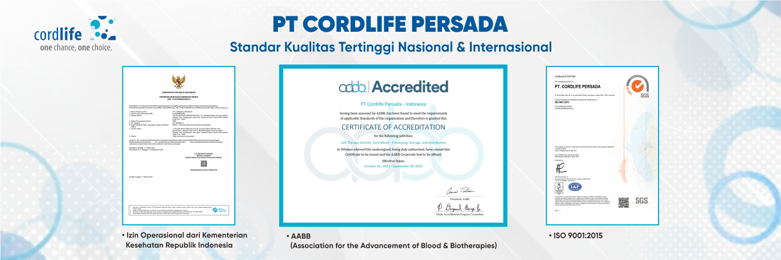 Akreditasi AABB Cordlife 2023